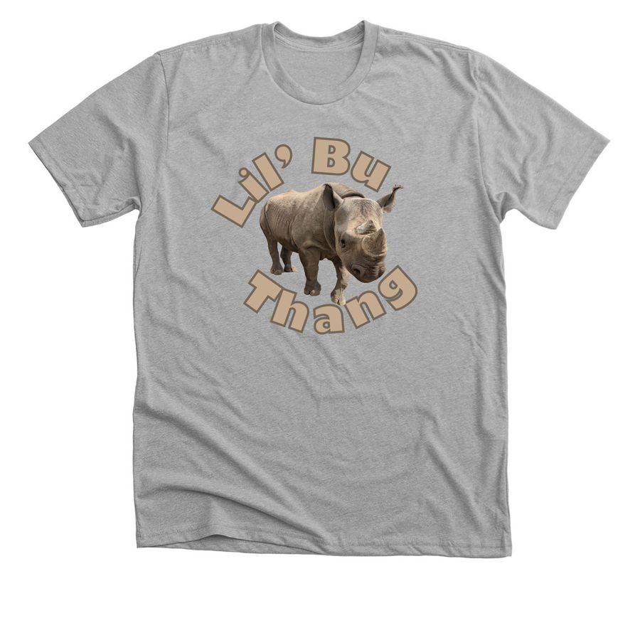Lil' Bu Thang, a Athletic Heather Premium Unisex Tee
