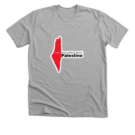 Stand with Gaza, a Athletic Heather Premium Unisex Tee