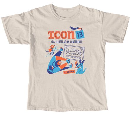 ICON 13 - Conference Graphic, a Ivory Comfort Colors Unisex Tee