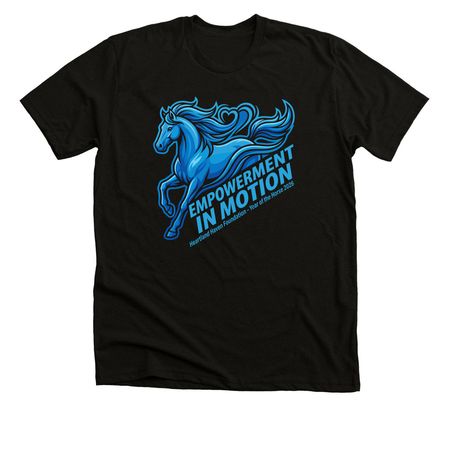 Heartland Haven - Empowerment in Motion, a Solid Black Blend Premium Unisex Tee