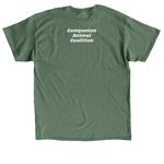 A Little Wonky. A Lot Wonderful., a Military Green Classic Unisex Tee (back-view)