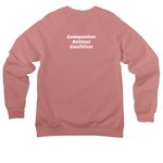 A Little Wonky. A Lot Wonderful., a Mauve Premium Raglan Crewneck Sweatshirt (back-view)