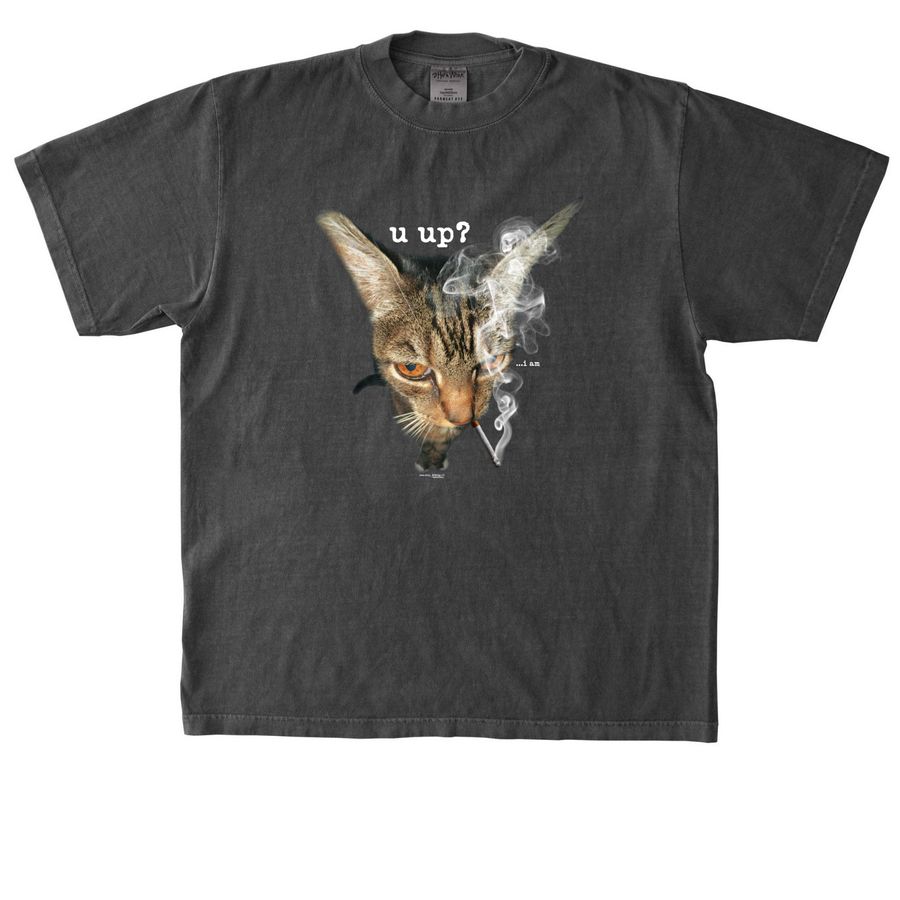 u up?, a Shadow Heavyweight Garment Dye Tee