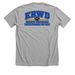 Proud Supporter, a Athletic Heather Premium Unisex Tee (back-view)
