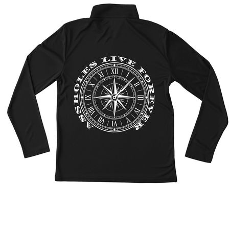 Nike Sportswear&nbsp;, a Black Youth Performance Quarter Zip Pullover