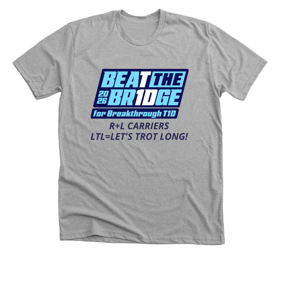 R+L Carriers, a Athletic Heather Premium Unisex Tee