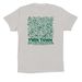 Twin Town Old Time Poster Design, a Solid Athletic Grey Premium Cotton Tee