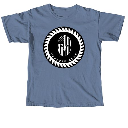 Crafted Edge Tee, a Blue Jean Comfort Colors Unisex Tee