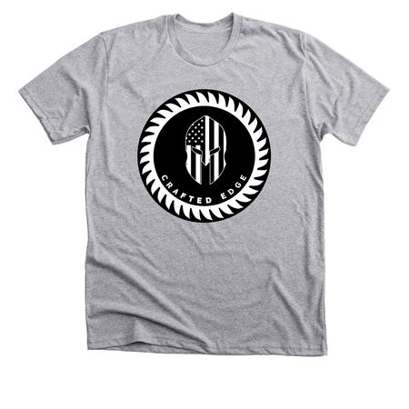 Crafted Edge Tee, a Athletic Heather Premium Unisex Tee