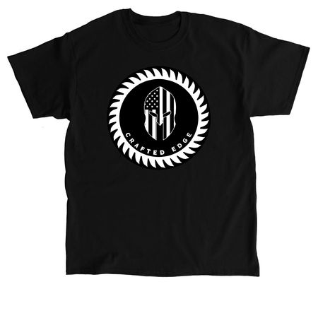 Crafted Edge Tee, a Black Classic Unisex Tee