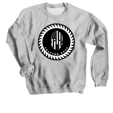 Crafted Edge Tee, a Sport Grey Crewneck Sweatshirt