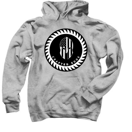 Crafted Edge Tee, a Sport Grey Pullover Hoodie