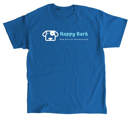 Ask Me About My Rescue Dog (Back), a Royal Classic Unisex Tee