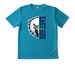 East Side Eagle - Performance, a Atomic Blue Youth Performance Tee