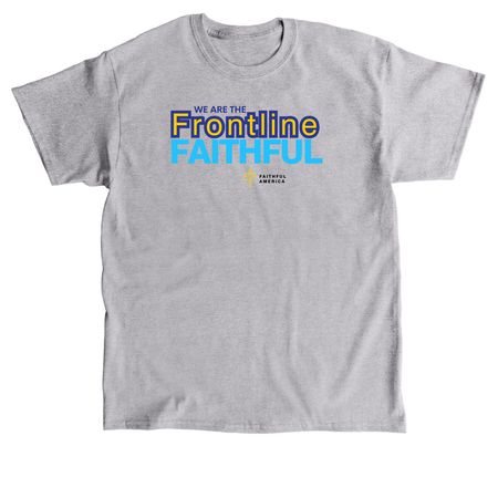 Frontline Faithful, a Sport Grey Classic Unisex Tee