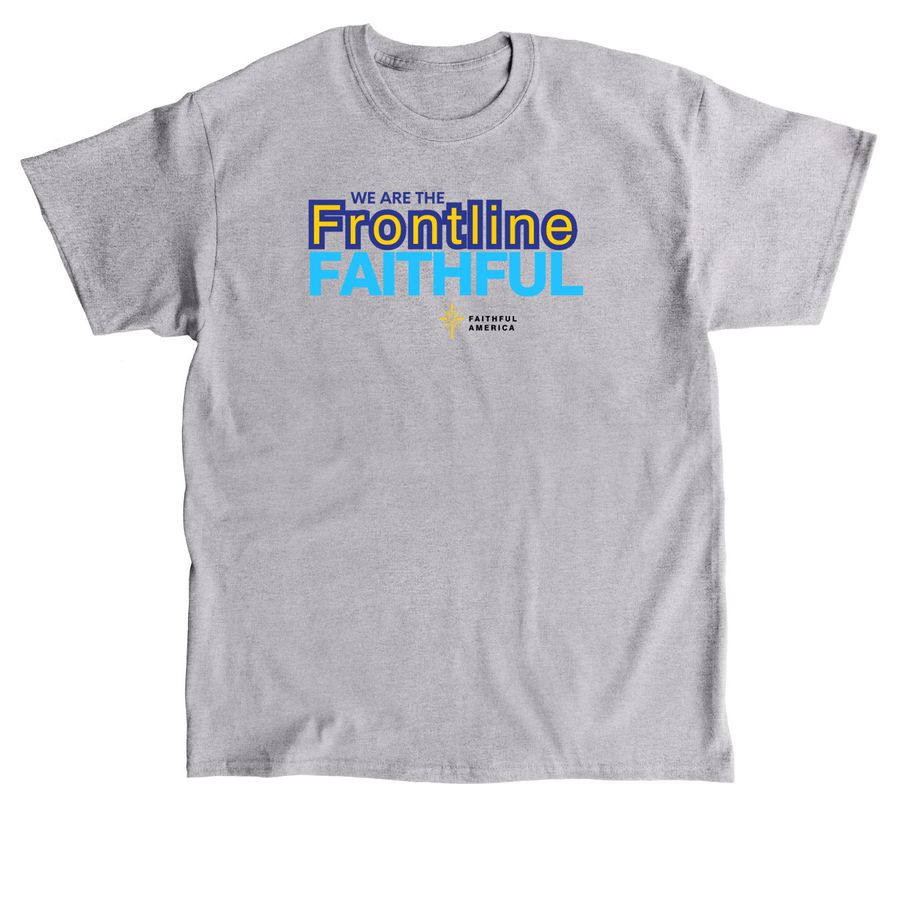 Frontline Faithful, a Sport Grey Classic Unisex Tee