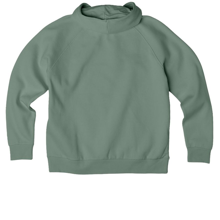 Xerces Society Gear 2026 (light), a Matcha Green Allmade Organic CVC Pullover Hoodie (back-view)