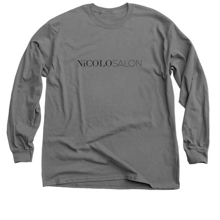 NiCOLO Salon&nbsp;, a Charcoal Classic Long Sleeve Tee
