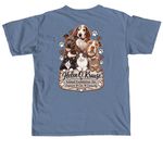 HOKAFI GEAR - T-Shirts - Two Sided Logo, a Blue Jean Comfort Colors Unisex Tee (back-view)