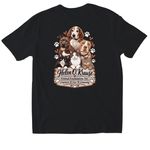 HOKAFI GEAR - T-Shirts - Two Sided Logo, a Black Softstyle Cotton Tee (back-view)