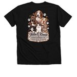 HOKAFI GEAR - T-Shirts - Two Sided Logo, a Solid Black Blend Premium V-Neck Tee (back-view)