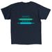Support the Magic ? Camp Kesem FSU, a Navy Classic Unisex Tee (back-view)