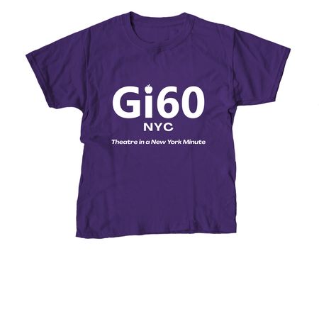 Gi60 NYC Logo Apparel&nbsp;, a Purple Youth Unisex Tee