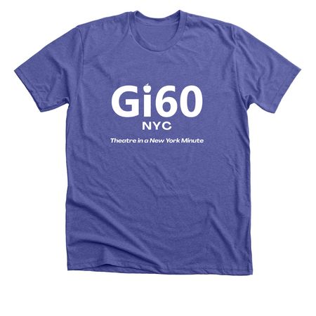 Gi60 NYC Logo Apparel&nbsp;, a Heather Lapis Premium Unisex Tee