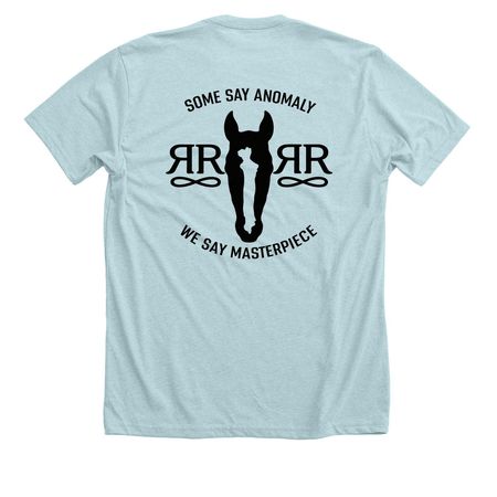 Some Say Anomaly. We Say Masterpiece. - October, a Heather Ice Blue Premium Unisex Tee