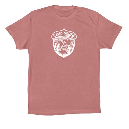Camp Roger - ADULT Sizes, a Mauve Premium Cotton Tee