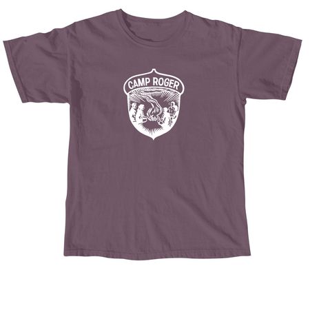 Camp Roger - ADULT Sizes, a Dusk Comfort Colors Unisex Tee