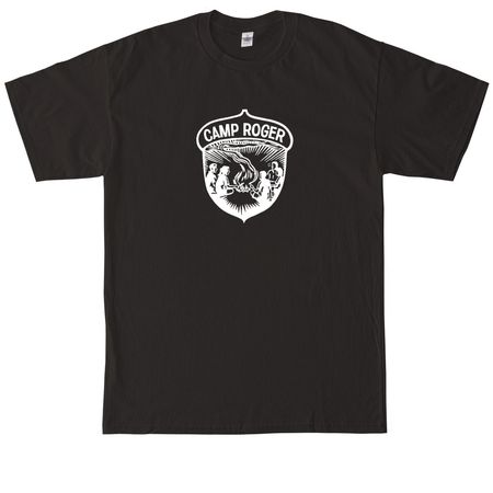 Camp Roger - ADULT Sizes, a Black Tall Classic Unisex Tee