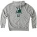 Protecting America's Lion, a Dark Grey Heather Nike Club Fleece Pullover Hoodie (back-view)