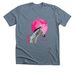 Ziggy's Pink Moon, a Heather Slate Premium Unisex Tee
