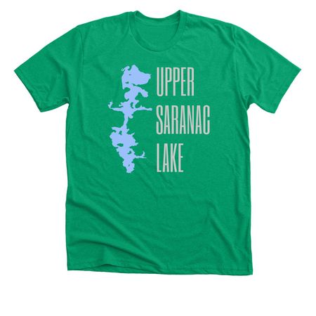 Upper Saranac Lake Apparel, a Heather Kelly Premium Unisex Tee