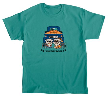 Senior Pugs - Fall Edition, a Jade Dome Classic Unisex Tee