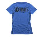 Here for the benches, a Royal Women's Slim Fit Tee (back-view)