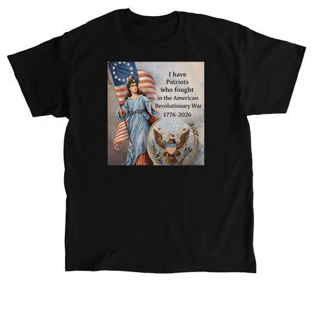 Lady Liberty 250, a Black Classic Unisex Tee