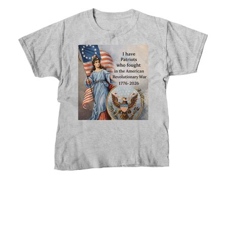 Lady Liberty 250, a Sport Grey Youth Unisex Tee