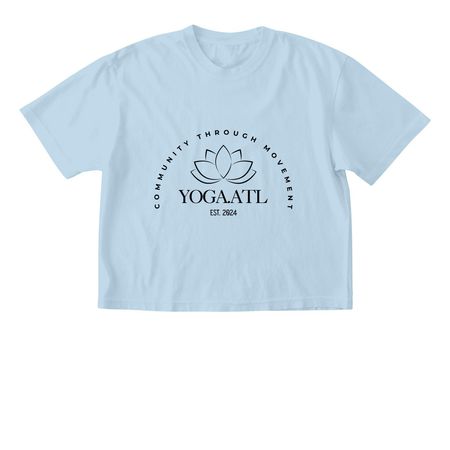 Classic Yoga.ATL, a Chambray Comfort Colors Boxy Tee