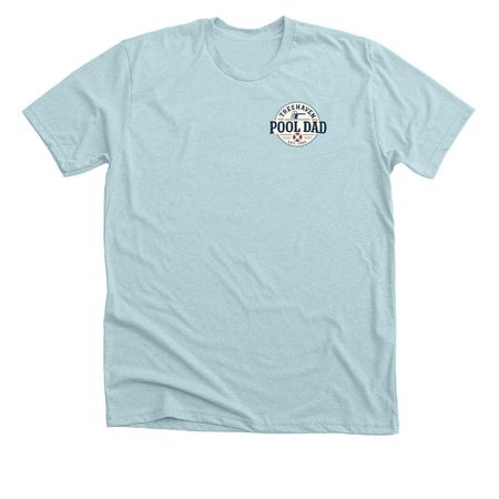 The 'real' poolside security, a Heather Ice Blue Premium Unisex Tee