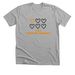 1 in 6, a Athletic Heather Premium Unisex Tee