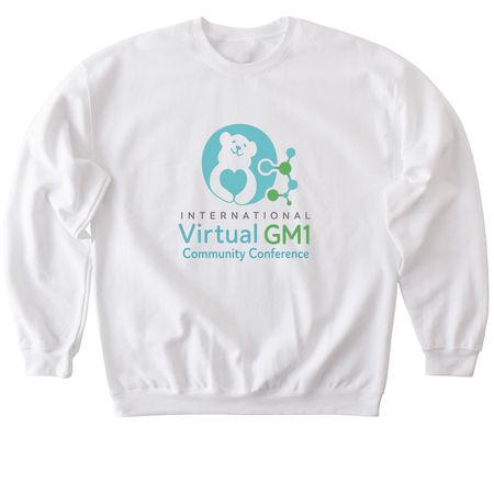 International GM1 Community Conference 2026, a White Softstyle Crewneck Sweatshirt