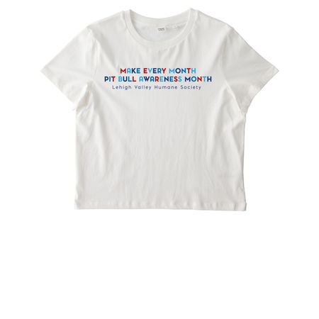 Pit Bull Awareness Month, a Off White Stanley/Stella Women?s Stella Muser Tee