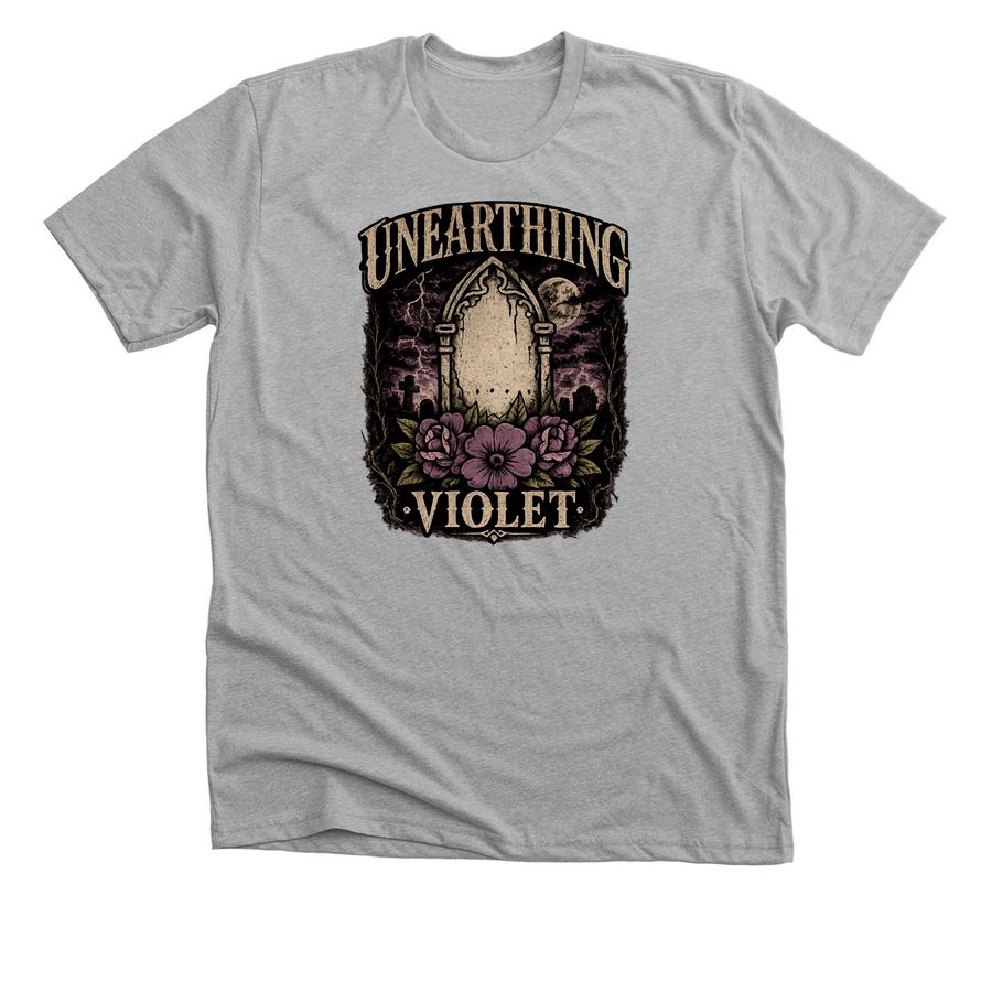 2025 Tour, a Athletic Heather Premium Unisex Tee