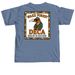WF Deca Camo Design Tee, a Blue Jean Comfort Colors Unisex Tee (back-view)