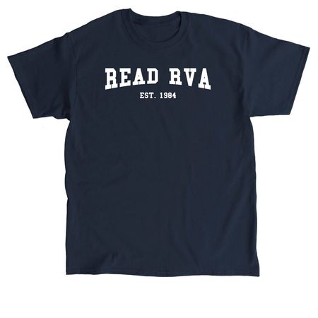 READ RVA Collegiate Tee, a Navy Classic Unisex Tee