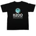Heirs To Our Ocean - Classic Black, a Black Comfort Colors Unisex Tee (back-view)