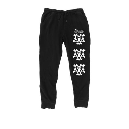 Nubzagram Joggers, a Black Midweight Fleece Joggers