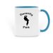 Parrot CARE Mug, a Light Blue Two-Tone Ceramic Mug